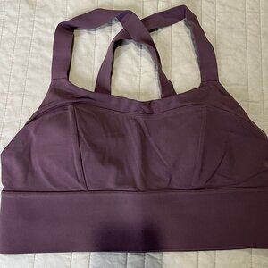 Athleta Sports Bra - Purple - high impact, wide band